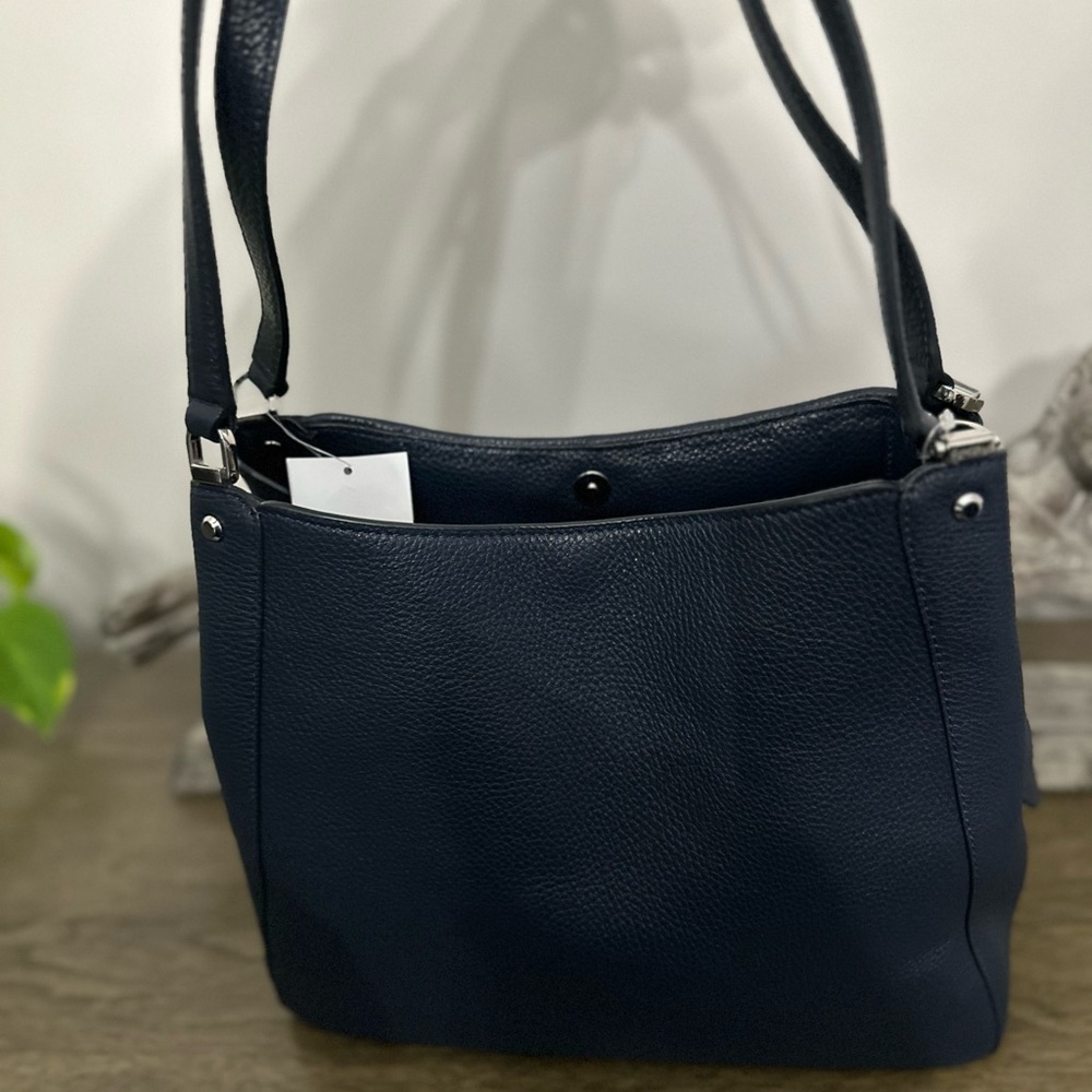 Kate Spade Leila Patchwork Denim/Leather Shoulder Bag -NWT - Picture 2 of 6